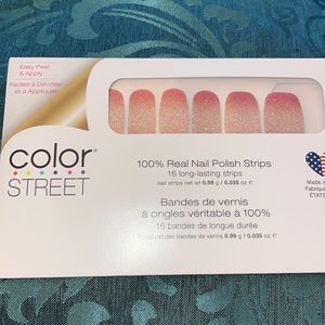$12 - Color Street nail strips - Coral Bay